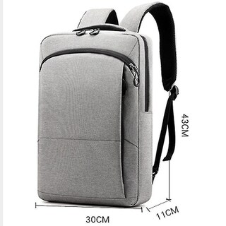 Foto 5 | Mochila Huoguo De Tela Oxford Negra Impermeable Para Hombre Y Mujer - Venta Internacional.