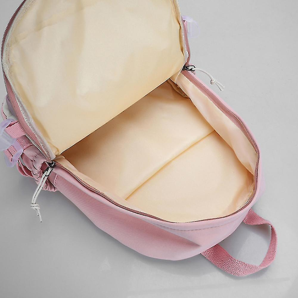 Foto 4 pulgar | Mochila Huoguo Para Niñas De Secundaria, Nailon, Amarilla - Venta Internacional.