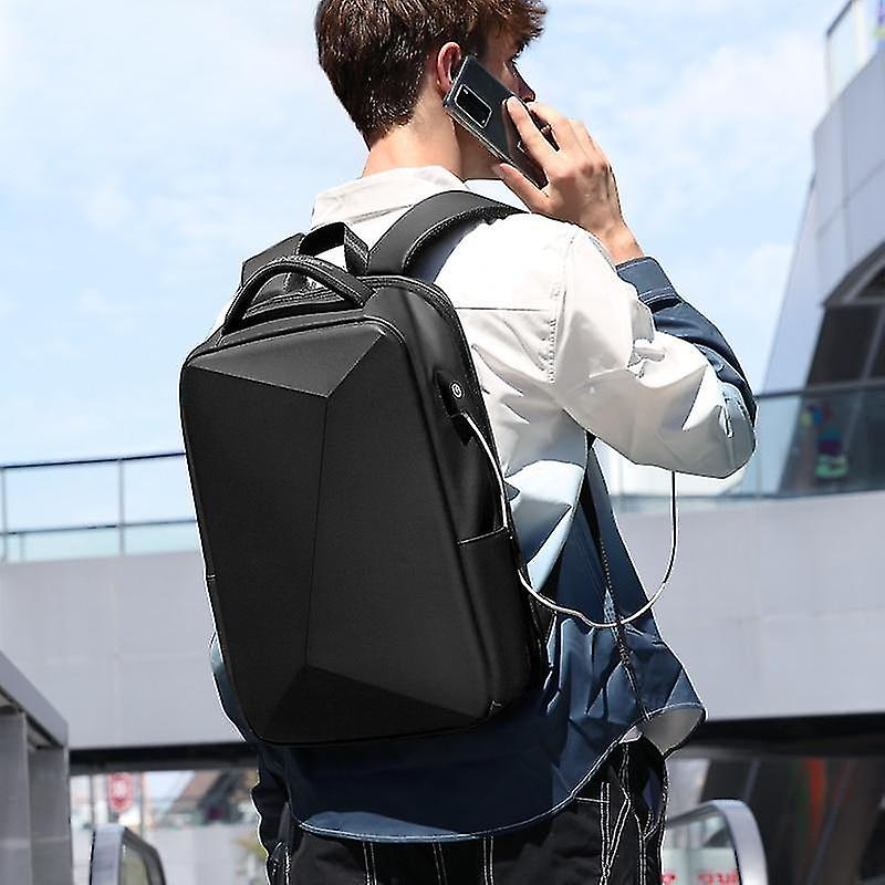 Foto 3 pulgar | Mochila Huoguo Con Carga Usb, Antirrobo, Impermeable, 20-35 L - Venta Internacional.