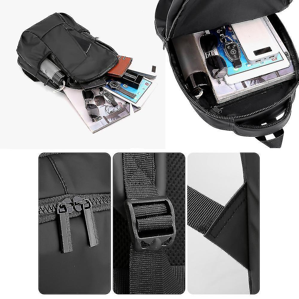 Foto 3 pulgar | Mochila Huoguo, Bolso Casual De Viaje Para Hombre, Impermeable, Verde - Venta Internacional.