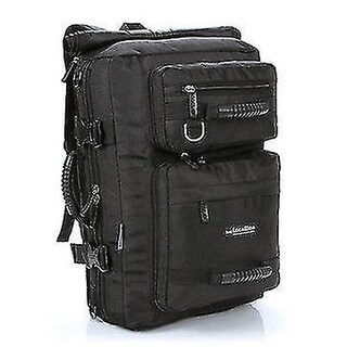Foto 2 | Mochila Huoguo De Nylon Negra 32l De Gran Capacidad Para Hombre - Venta Internacional.