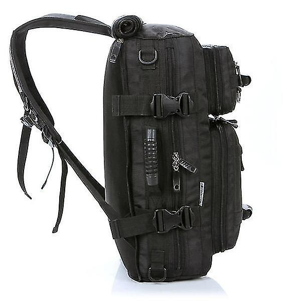Foto 6 pulgar | Mochila Huoguo De Nylon Negra 32l De Gran Capacidad Para Hombre - Venta Internacional.