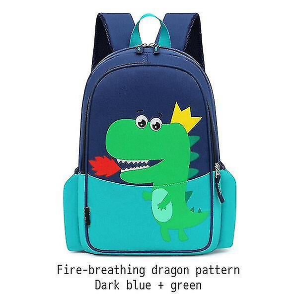 Foto 2 pulgar | Mochila Huoguo Lindo Dinosaurio De Dibujos Animados Para Niños Verde - Venta Internacional.