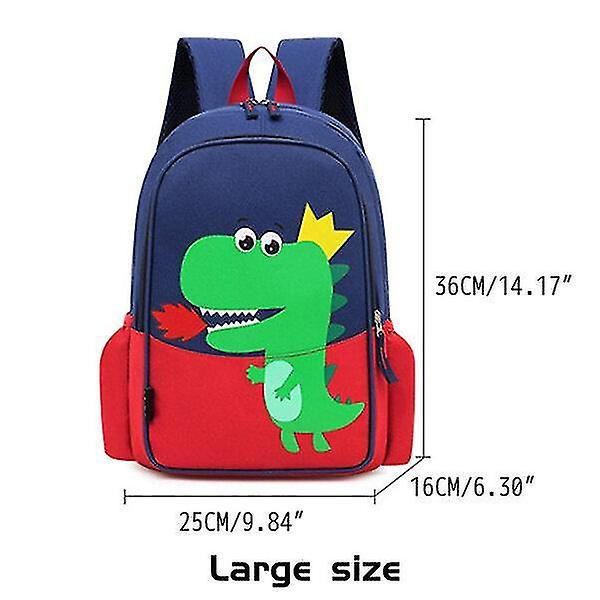 Foto 3 pulgar | Mochila Huoguo Lindo Dinosaurio De Dibujos Animados Para Niños Verde - Venta Internacional.
