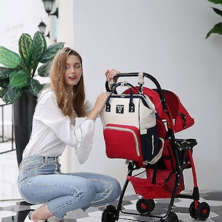 Foto 7 | Mochila Huoguo Impermeable Con Estampado De Dibujos Animados Para Madre Y Bebé - Venta Internacional.