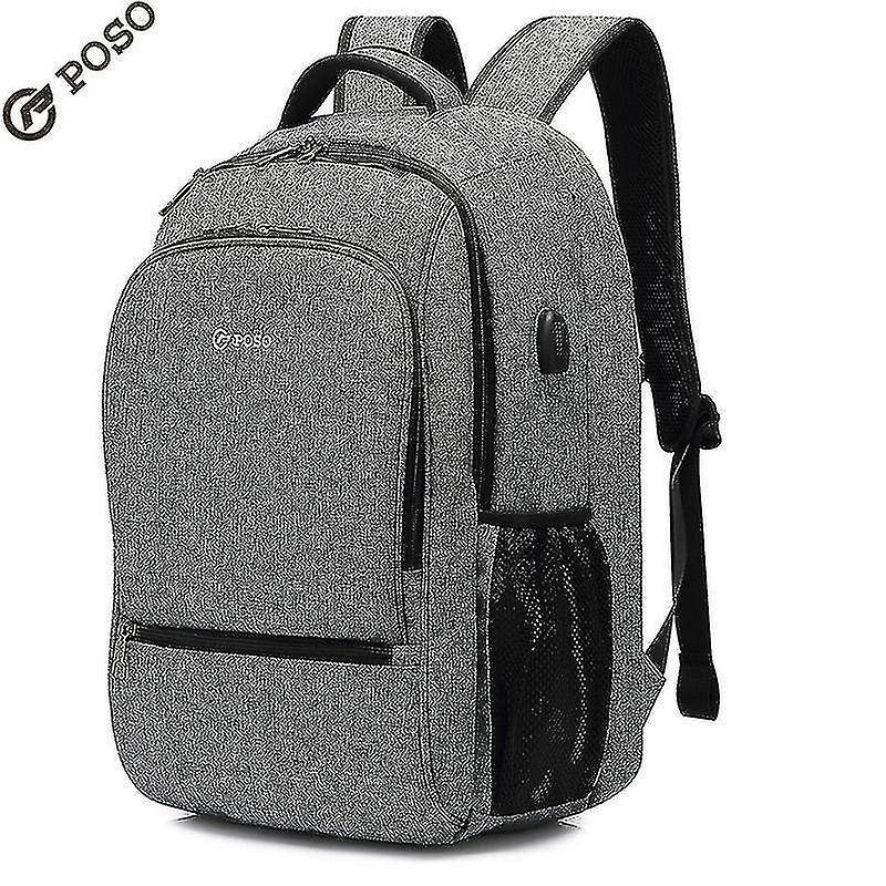 Foto 2 pulgar | Mochila Huoguo Swagger Bag Gris De 43 Cm Para Viajes O Negocios - Venta Internacional.
