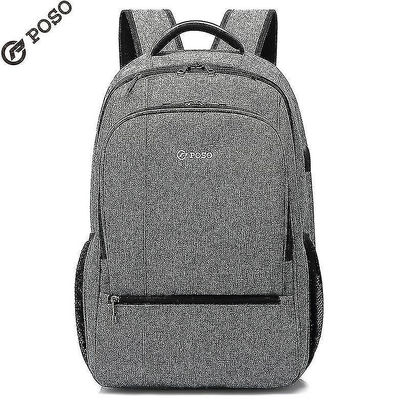 Foto 4 pulgar | Mochila Huoguo Swagger Bag Gris De 43 Cm Para Viajes O Negocios - Venta Internacional.