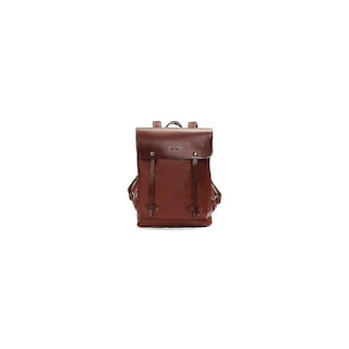 Foto 1 | Mochila Huoguo Mochila Escolar Vintage De Piel Sintética Marrón - Venta Internacional.