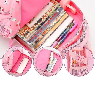 Foto 3 | Mochila Huoguo Impermeable De Alta Capacidad Para Niñas De 3 A 6 Años - Venta Internacional.