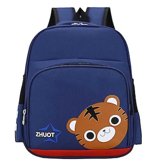 Foto 1 | Mochila Huoguo Con Bonitos Dibujos Animados Para Niños Pequeños Y Niñas, Azul - Venta Internacional.