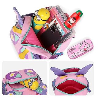 Foto 4 | Mochila Escolar Huoguo Con Dibujos Animados De Animales Para Niños Y Niñas - Venta Internacional.