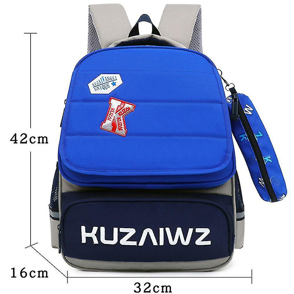 Foto 3 pulgar | Mochila Huoguo Elementary School Girls Lightning Blue - Venta Internacional.