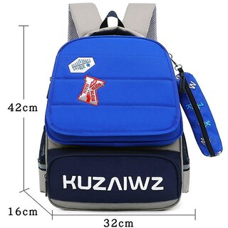 Foto 2 | Mochila Huoguo Elementary School Girls Lightning Blue - Venta Internacional.
