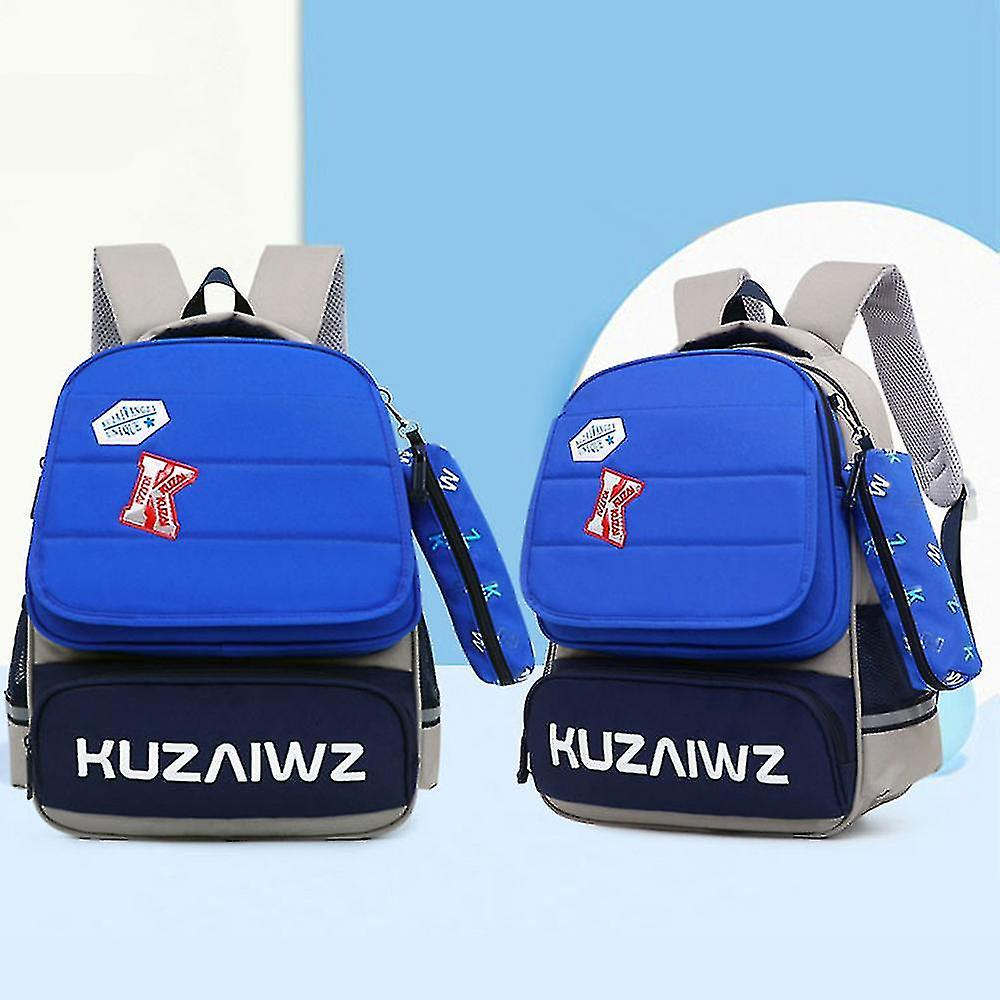 Foto 4 pulgar | Mochila Huoguo Elementary School Girls Lightning Blue - Venta Internacional.