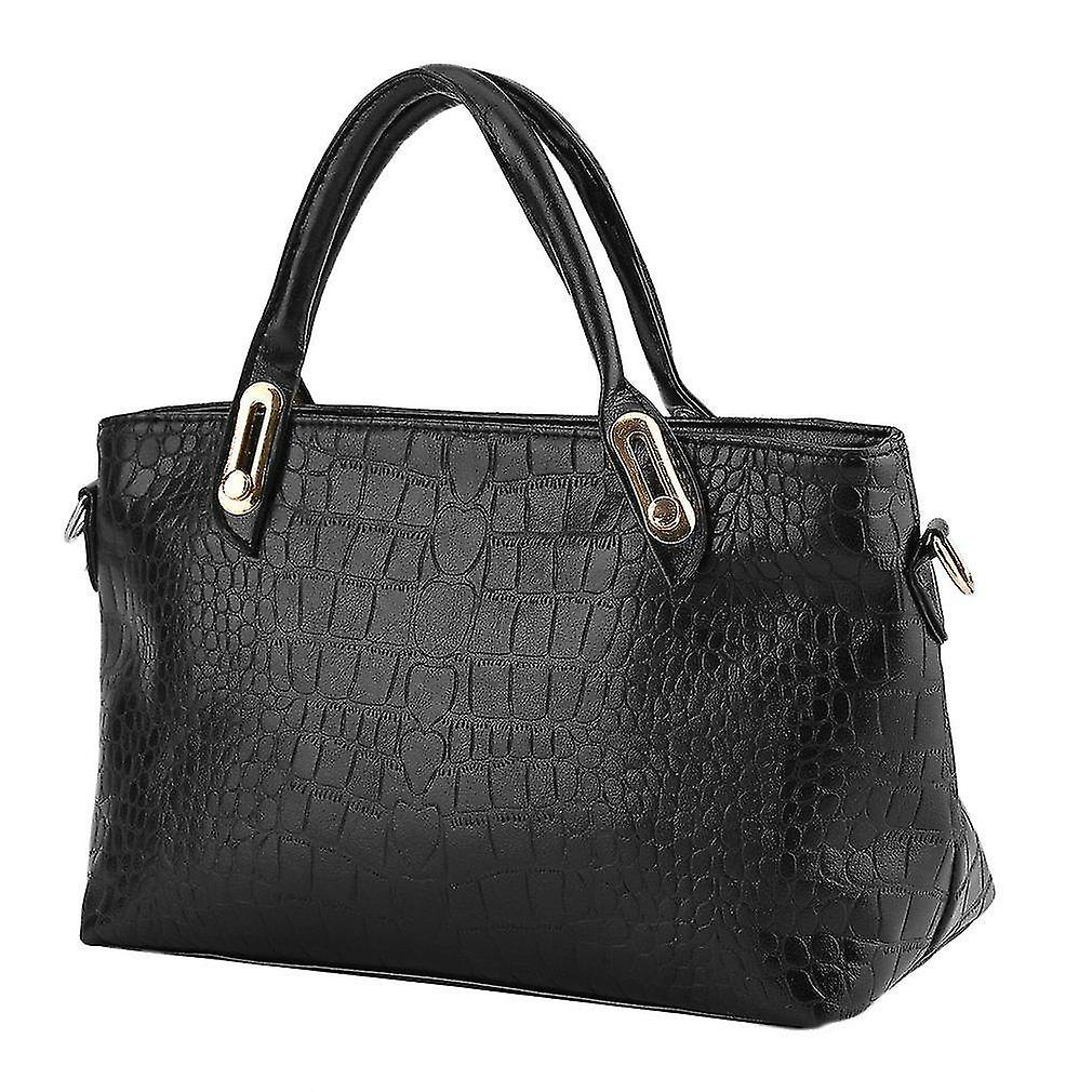 Foto 3 | Juego De Mochilas Huoguo De Piel Sintética Estilo Cocodrilo, 3 Piezas - Venta Internacional.