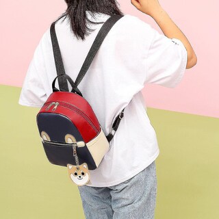 Foto 5 | Mochila Huoguo De Piel Sintética Para Niñas Hit Color Small School - Venta Internacional.
