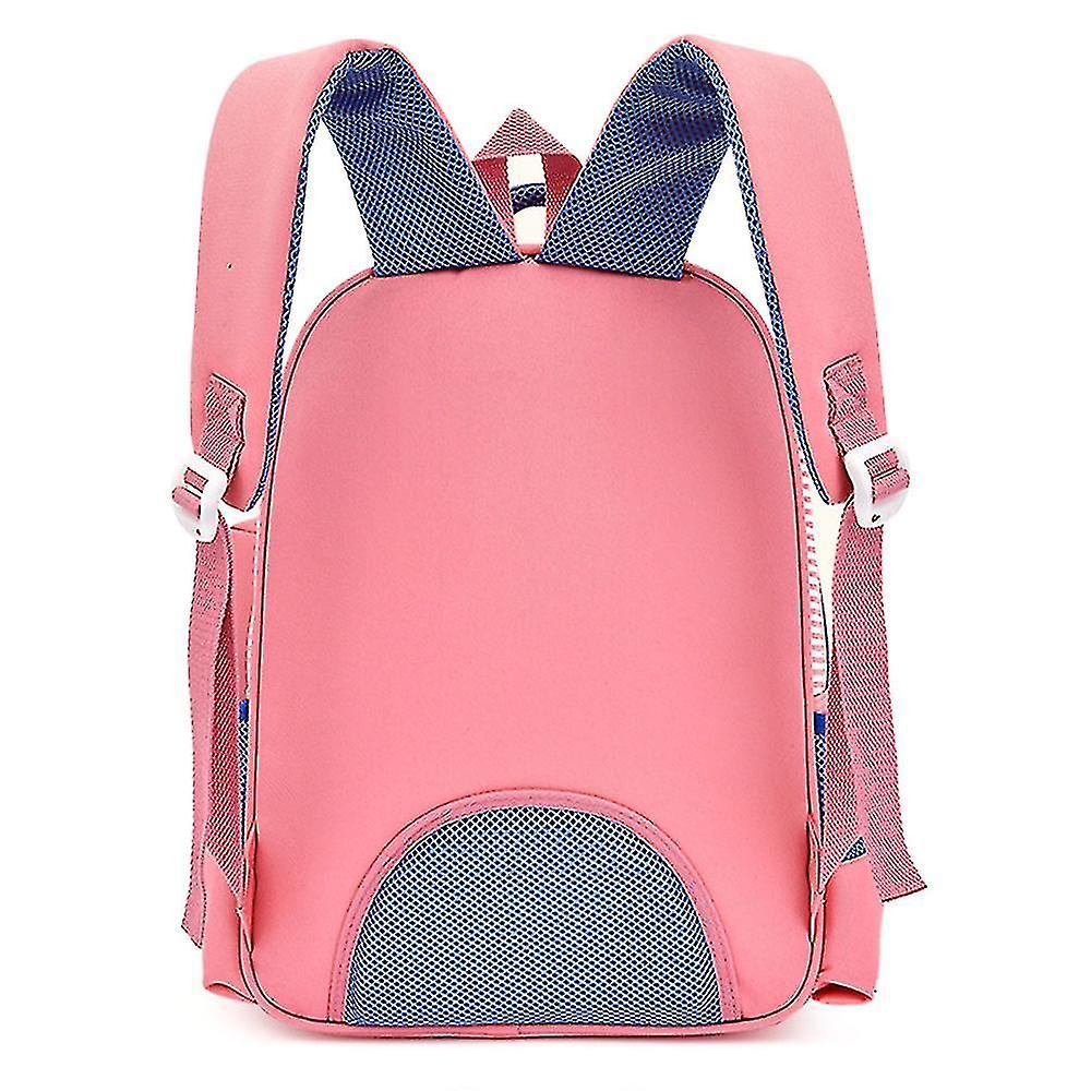Foto 4 pulgar | Mochila Huoguo Waterproof Stripe Para Niños Rosa - Venta Internacional.