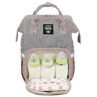 Foto 3 | Mochila Huoguo Impermeable Con Estampado De Dibujos Animados Para Madre Y Bebé - Venta Internacional.