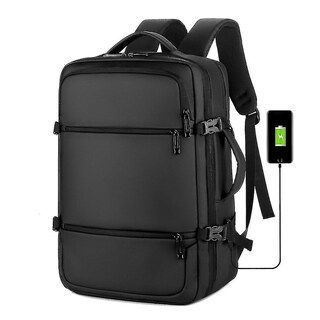 Foto 1 | Mochila Huoguo Business Commuter Impermeable 15.6 Pulgadas Negra - Venta Internacional.
