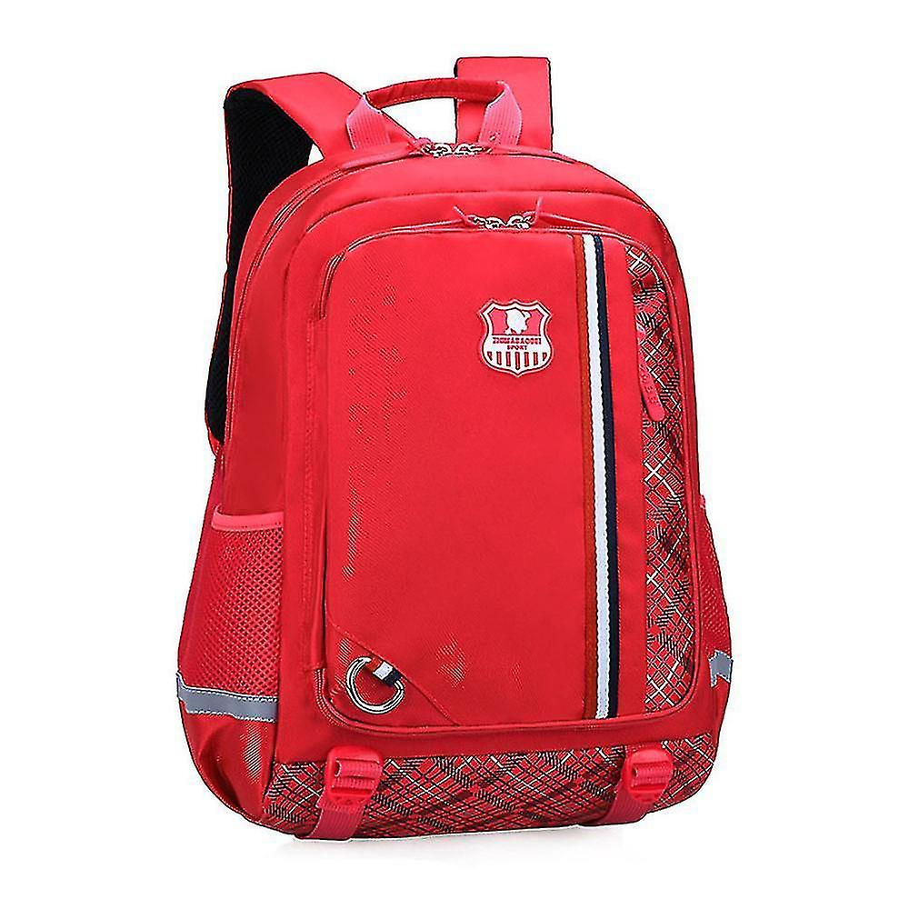 Foto 2 pulgar | Mochila Escolar Impermeable Huoguo Para Niños, Roja, 30x15x44 Cm - Venta Internacional.