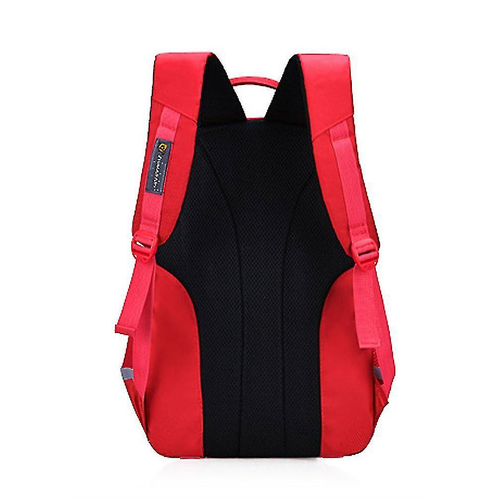 Foto 4 pulgar | Mochila Escolar Impermeable Huoguo Para Niños, Roja, 30x15x44 Cm - Venta Internacional.