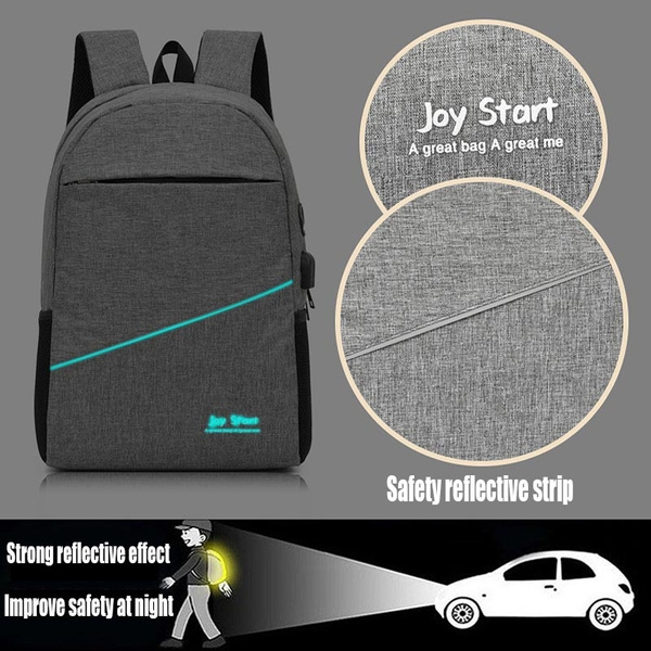 Mochila Sanlin Beans Para Portátil De Viaje Antirrobo 15.6'' Gris - Venta Internacional.