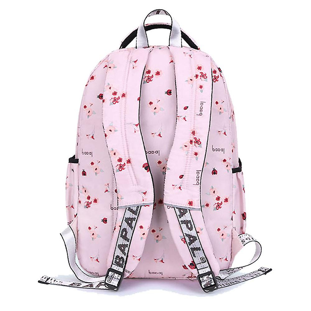Foto 2 pulgar | Mochila Sanlin Beans Impermeable Para Niñas En Edad Escolar Rosa - Venta Internacional.