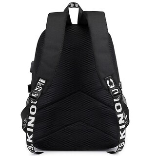 Foto 3 | Mochila Sanlin Beans Stranger Things Recargable Por Usb Azul - Venta Internacional.