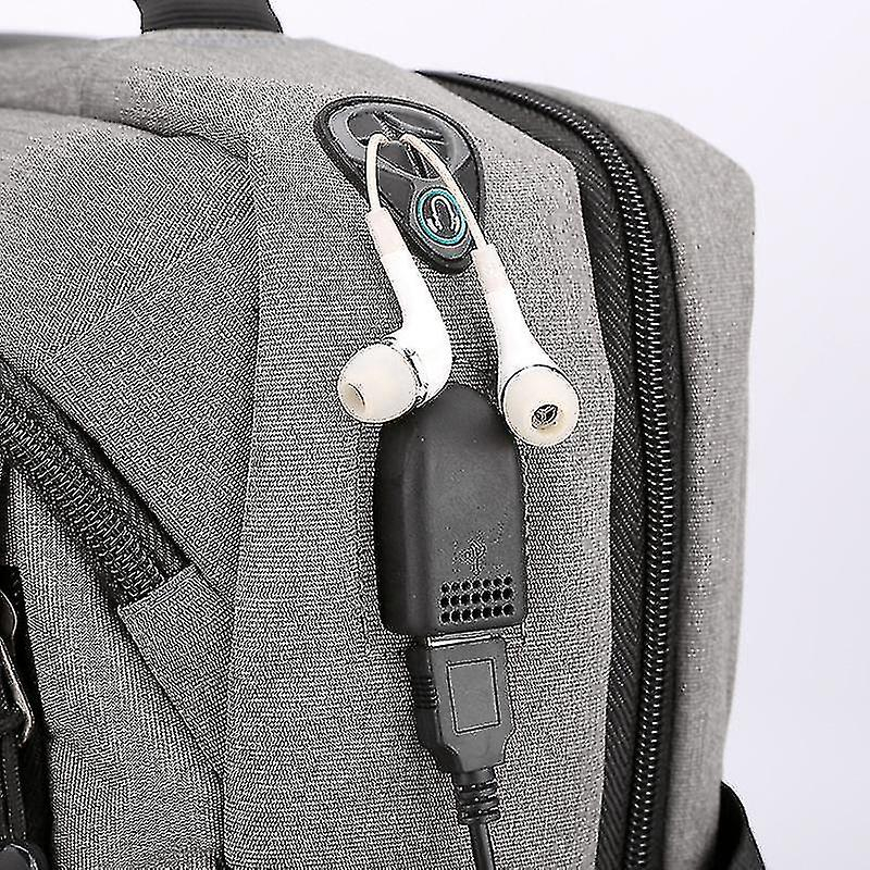 Foto 4 pulgar | Mochila Huoguo Sport Swagger Gris Claro Poliamida/nylon - Venta Internacional.