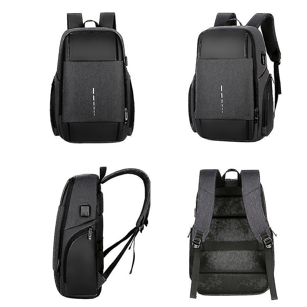 Foto 4 pulgar | Mochila Huoguo Impermeable De Gran Capacidad Para Hombre Negra - Venta Internacional.