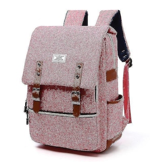 Foto 2 | Mochila Huoguo Para Mujer, Casual, Deportiva Coreana, Viajes, Gris - Venta Internacional.