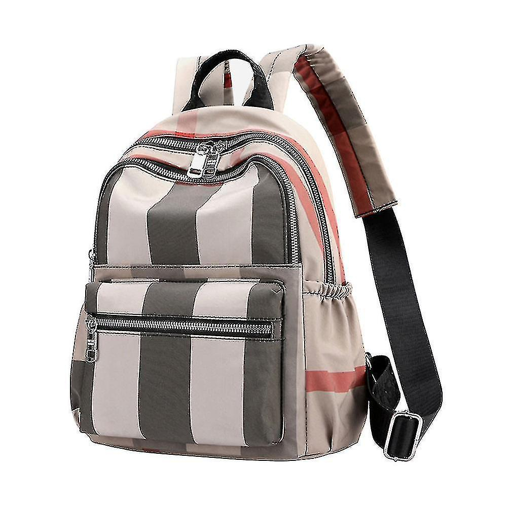 Foto 2 pulgar | Mochila Escolar Huoguo De Nailon A Cuadros Para Mujer, 32 X 12 X 26 Cm - Venta Internacional.