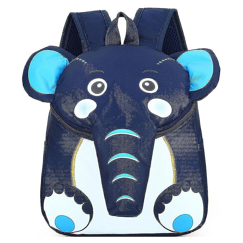 Foto 2 pulgar | Mochila Huoguo Preschool Elephant Azul Marino De Nylon 0,4 Kg - Venta Internacional.