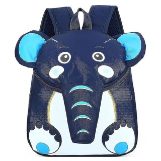 Foto 1 | Mochila Huoguo Preschool Elephant Azul Marino De Nylon 0,4 Kg - Venta Internacional.