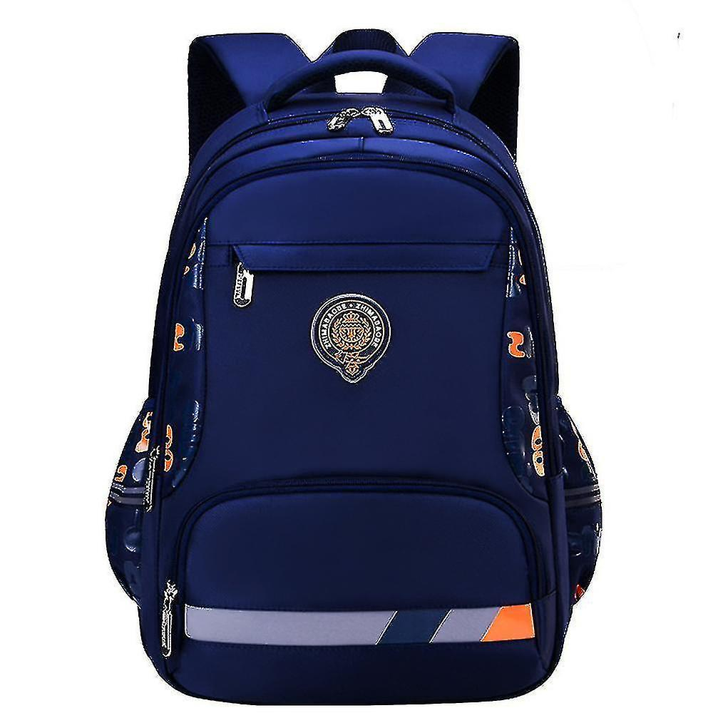 Foto 2 pulgar | Mochila Huoguo Royal Blue Oxford De Tela Impermeable Para Niños - Venta Internacional.