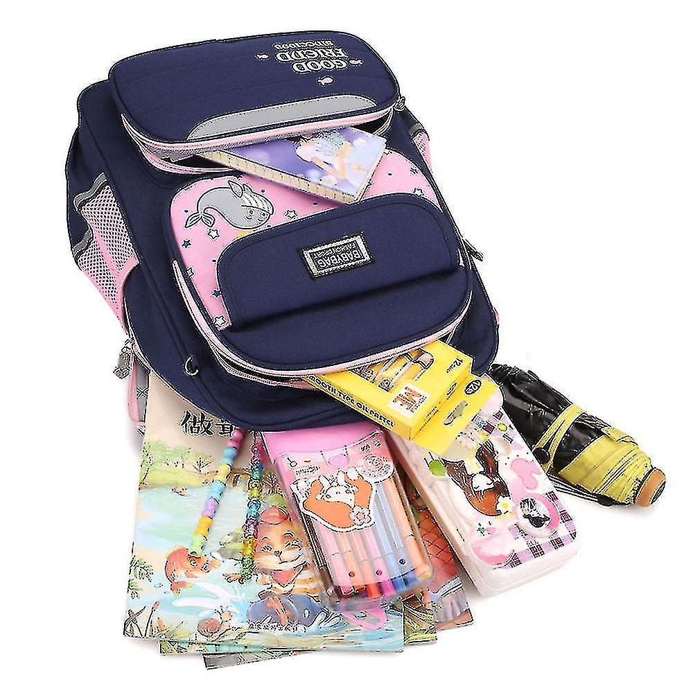 Foto 4 pulgar | Mochila Escolar Huoguo Para Niña Con Delfín Pequeño, 28 X 13 X 40 Cm - Venta Internacional.