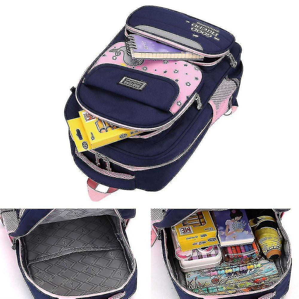 Foto 5 pulgar | Mochila Escolar Huoguo Para Niña Con Delfín Pequeño, 28 X 13 X 40 Cm - Venta Internacional.