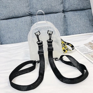 Foto 3 | Mochila Huoguo Minibolsa Escolar De Pvc Transparente Para Mujer - Venta Internacional.