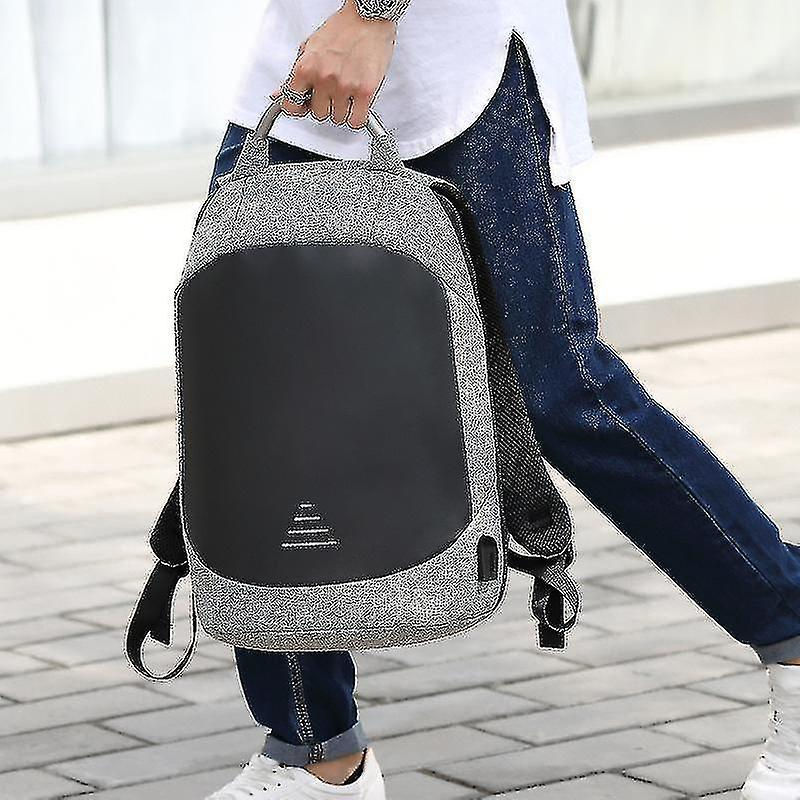Foto 3 pulgar | Mochila Huoguo Sport De Poliamida/nylon Gris Claro Para Viajar - Venta Internacional.