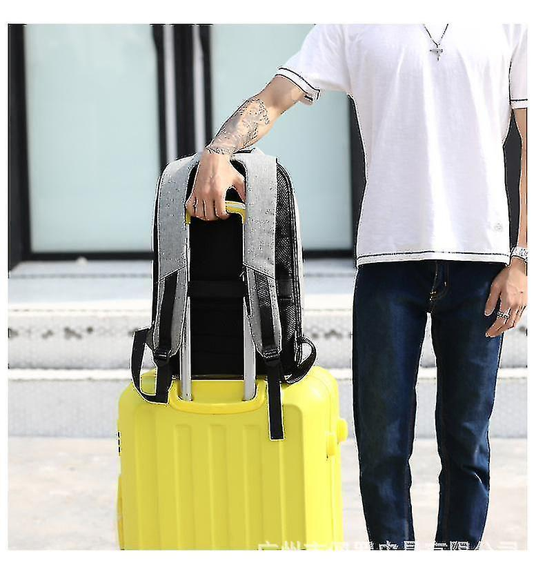 Foto 4 | Mochila Huoguo Sport De Poliamida/nylon Gris Claro Para Viajar - Venta Internacional.