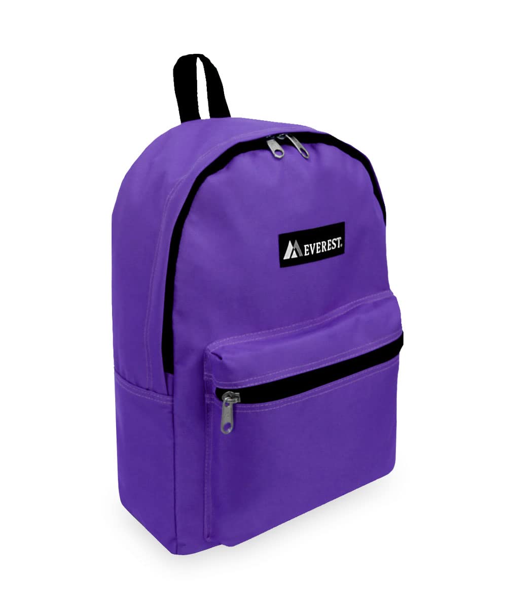 Foto 2 pulgar | Mochila Everest Basic Morado Oscuro 28x13x38 Cm - Venta Internacional.