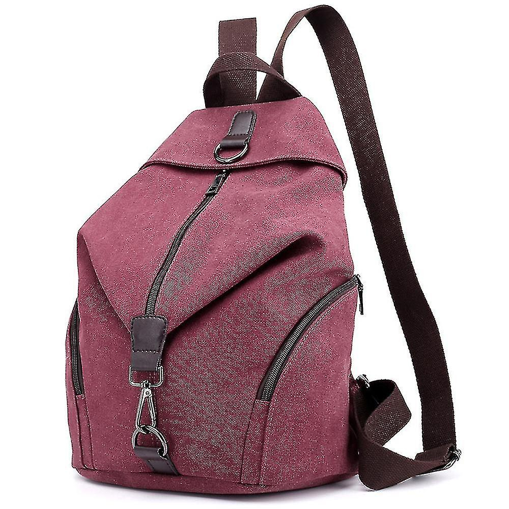 Foto 2 pulgar | Mochila Huoguo Mujer Ocio Literatura Deportes Morado Café - Venta Internacional.