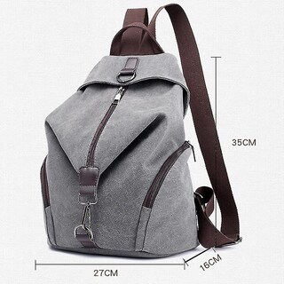 Foto 5 | Mochila Huoguo Mujer Ocio Literatura Deportes Morado Café - Venta Internacional.