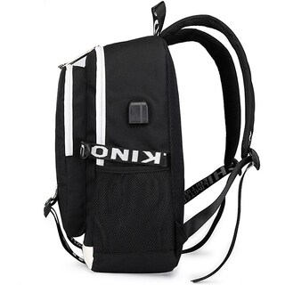 Foto 2 | Mochila Escolar Fortnite Luminous Nylon Impermeable 45 Cm Negra - Venta Internacional.