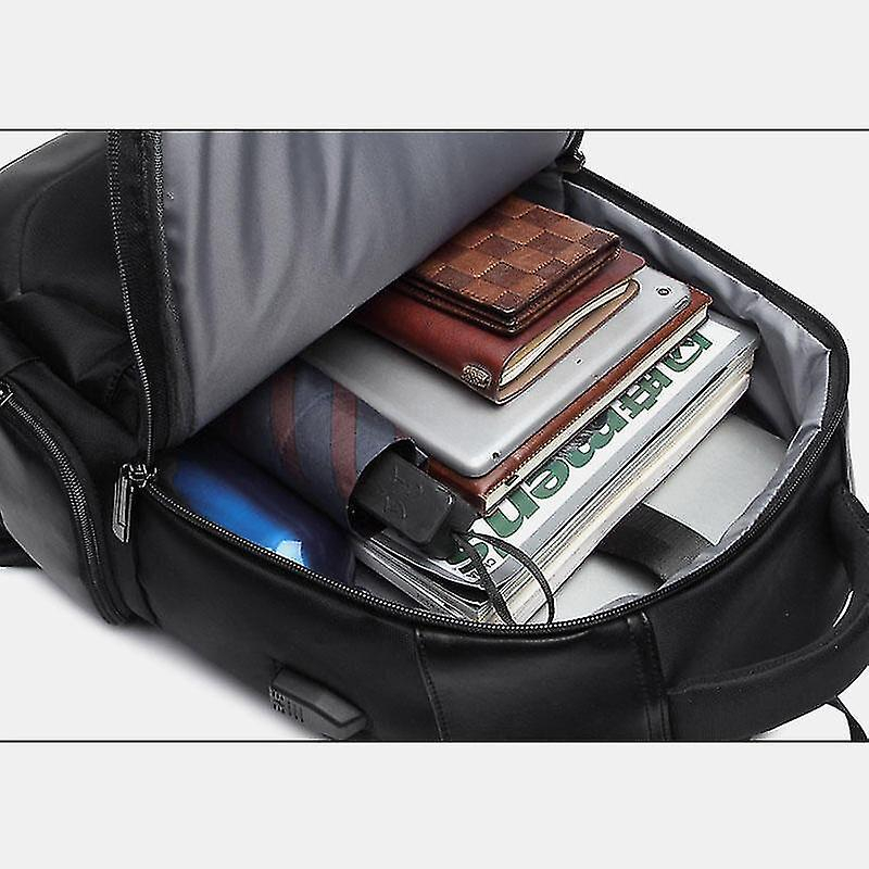 Foto 5 pulgar | Mochila Huoguo De Nailon De Gran Capacidad Para Hombre Con Puerto De Carga Usb - Venta Internacional.