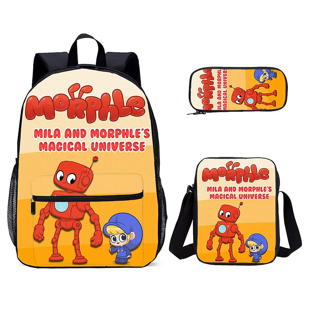 Foto 2 pulgar | Set De Mochilas Escolares Sanlin Beans De Anime Para Niños, 3 Unidades - Venta Internacional.