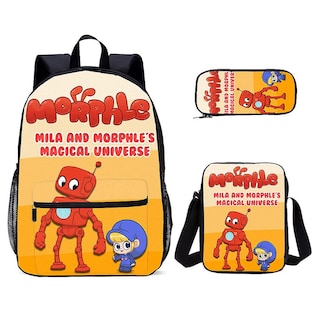 Foto 1 | Set De Mochilas Escolares Sanlin Beans De Anime Para Niños, 3 Unidades - Venta Internacional.