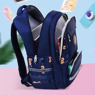 Foto 3 | Mochila Huoguo Royal Blue De Gran Capacidad Para Niños En Edad Escolar - Venta Internacional.