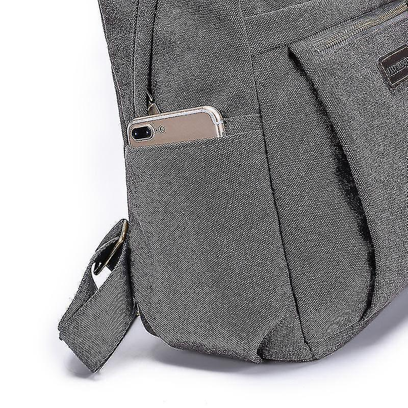 Foto 6 pulgar | Mochila Huoguo Swagger Grey Para Hombre Y Niño - Venta Internacional.