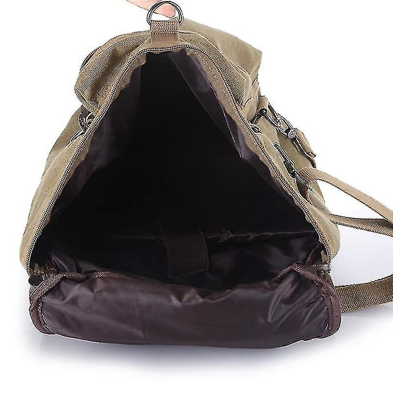 Foto 6 pulgar | Mochila Huoguo Army Green De Gran Capacidad Para Niños - Venta Internacional.